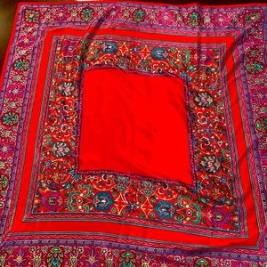 Oscar de la Renta silk scarf